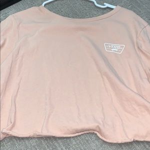 cropped vans tee